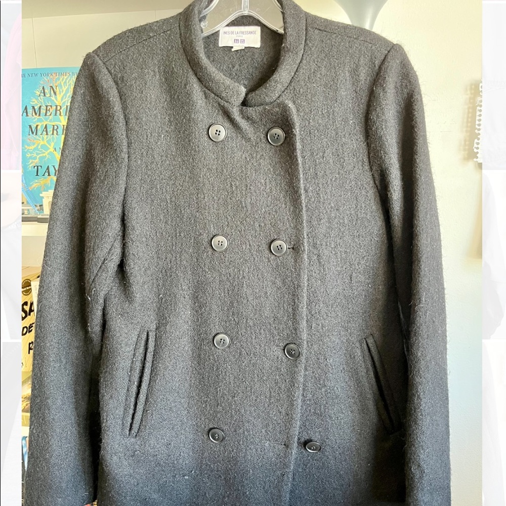 Uniqlo Wool Peacoat (Ines de la Fressange)